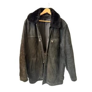 Akta 100% Leather Vintage 90s Made in Korea Jacket Men's XL